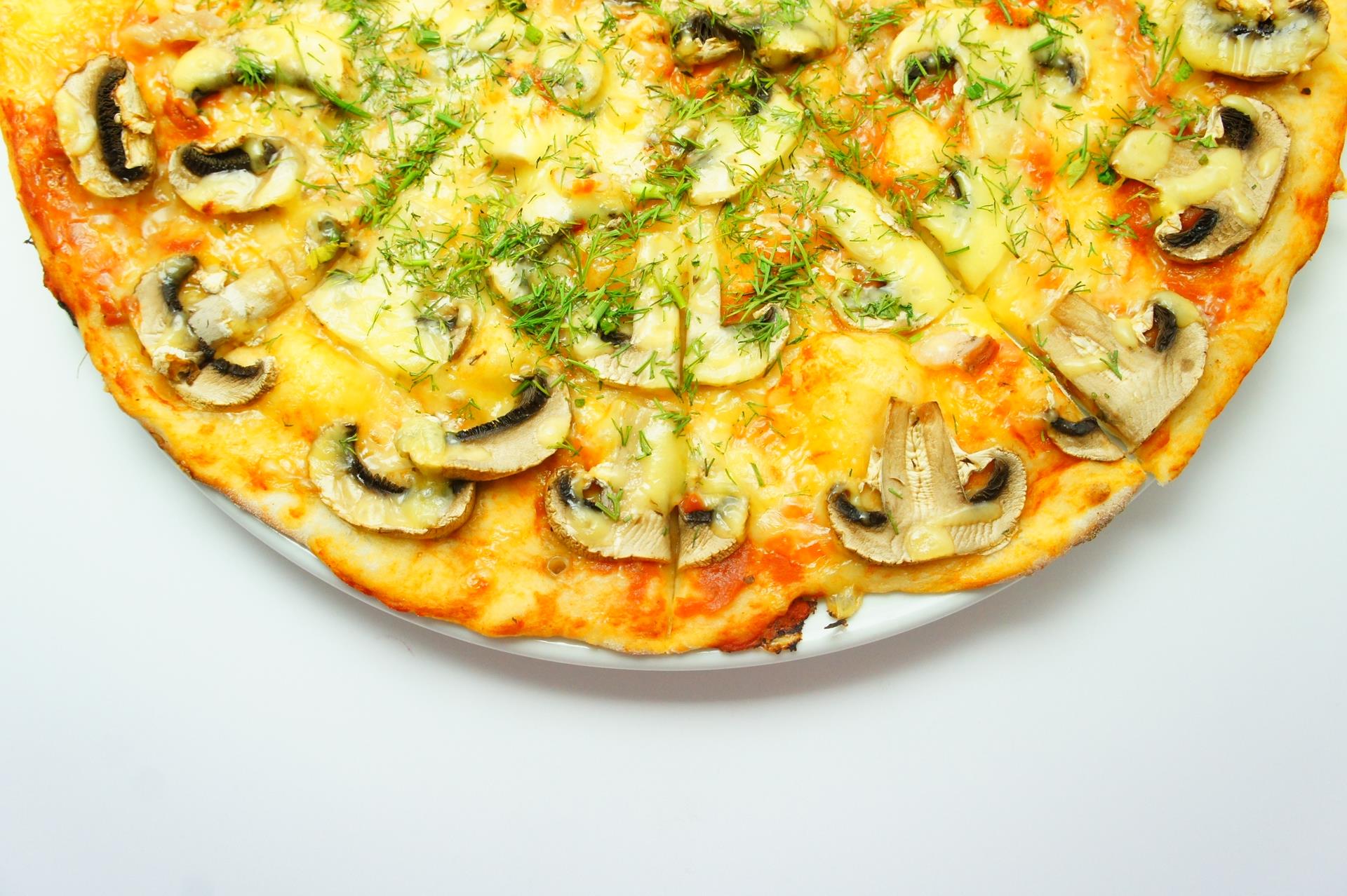 пицца грибная с белым соусом рецепт фото 51