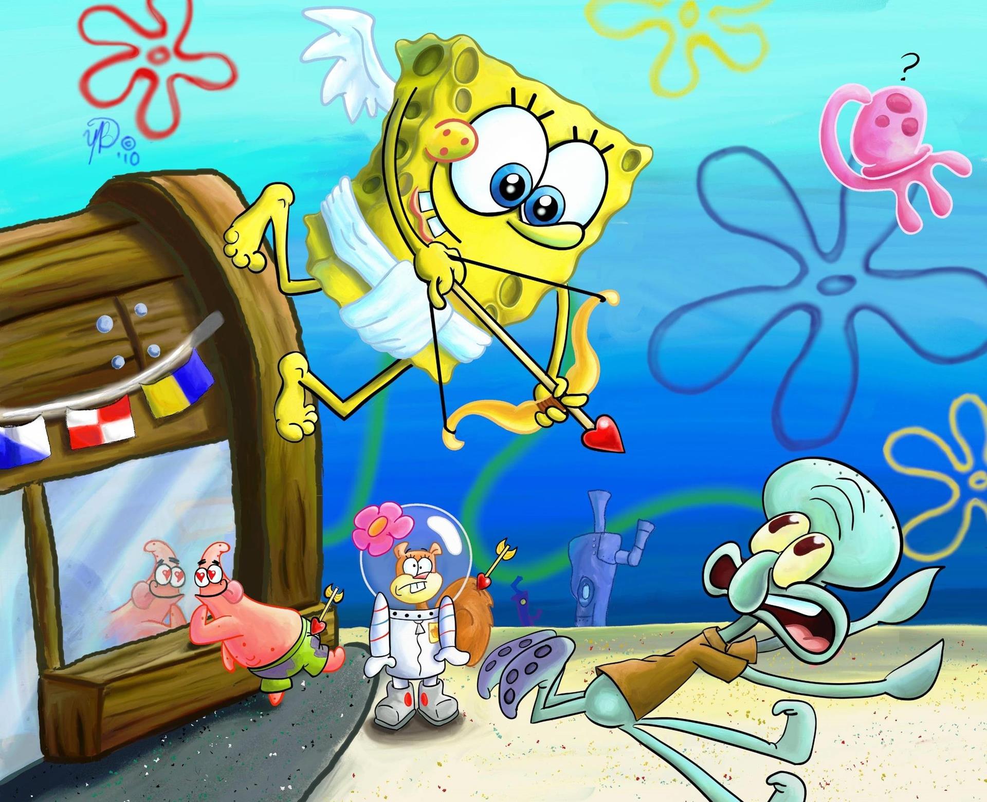 Get awesome Sponge Bob HD images in each new Chrome tab! 