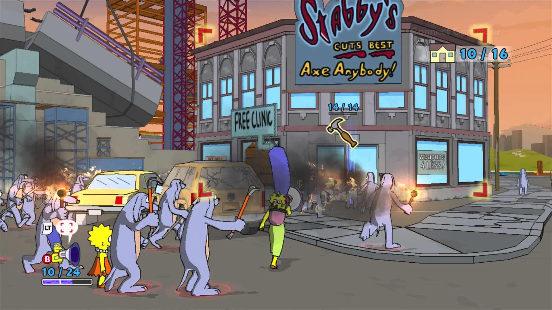 Гта симпсоны. Симпсоны на Xbox 360. Симпсоны игра. The Simpsons game 2007.
